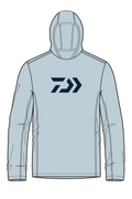 D-Vec Grey With Logo Ls Hd Sunshirt