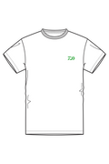D-Vec Mahi Pattern White Logo T-Shirt