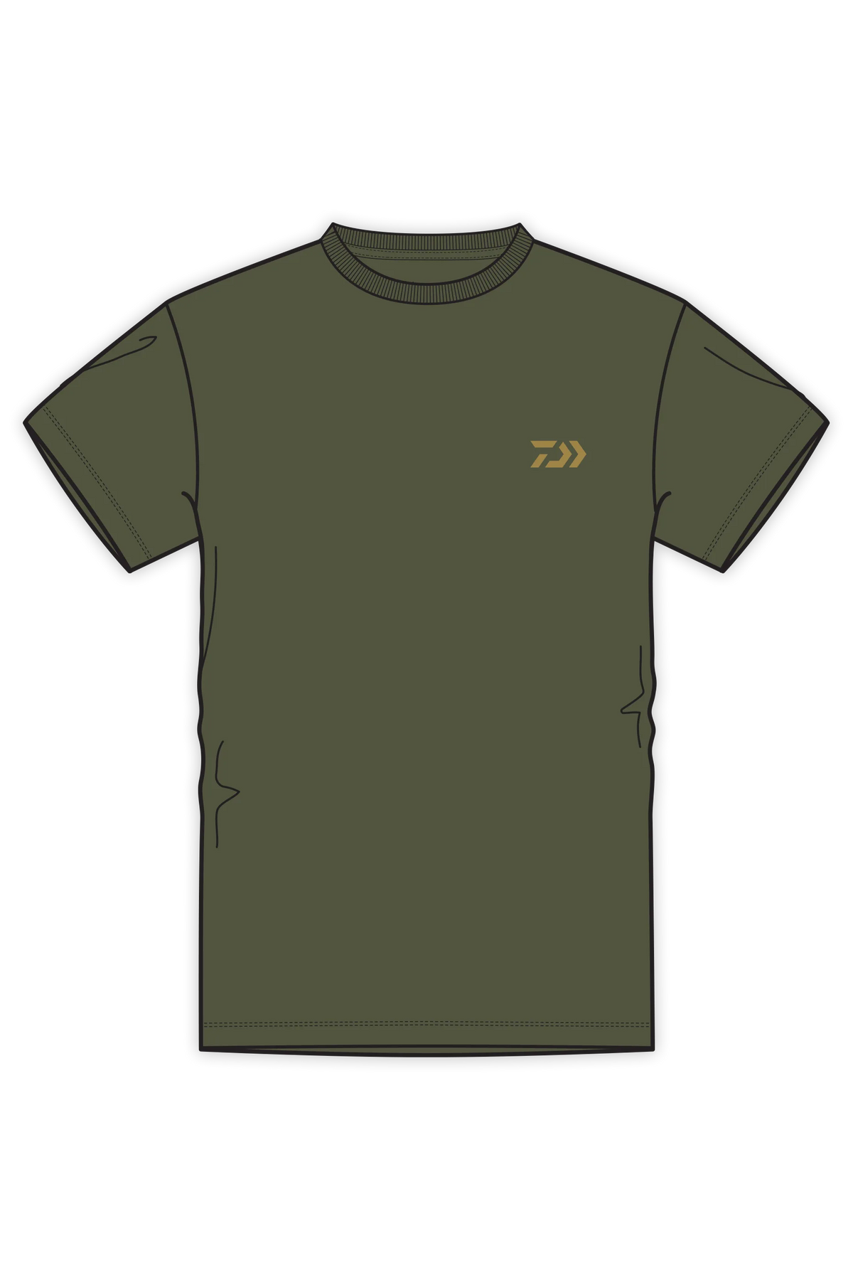 D-Vec Redfish Pattern Logo T-Shirt