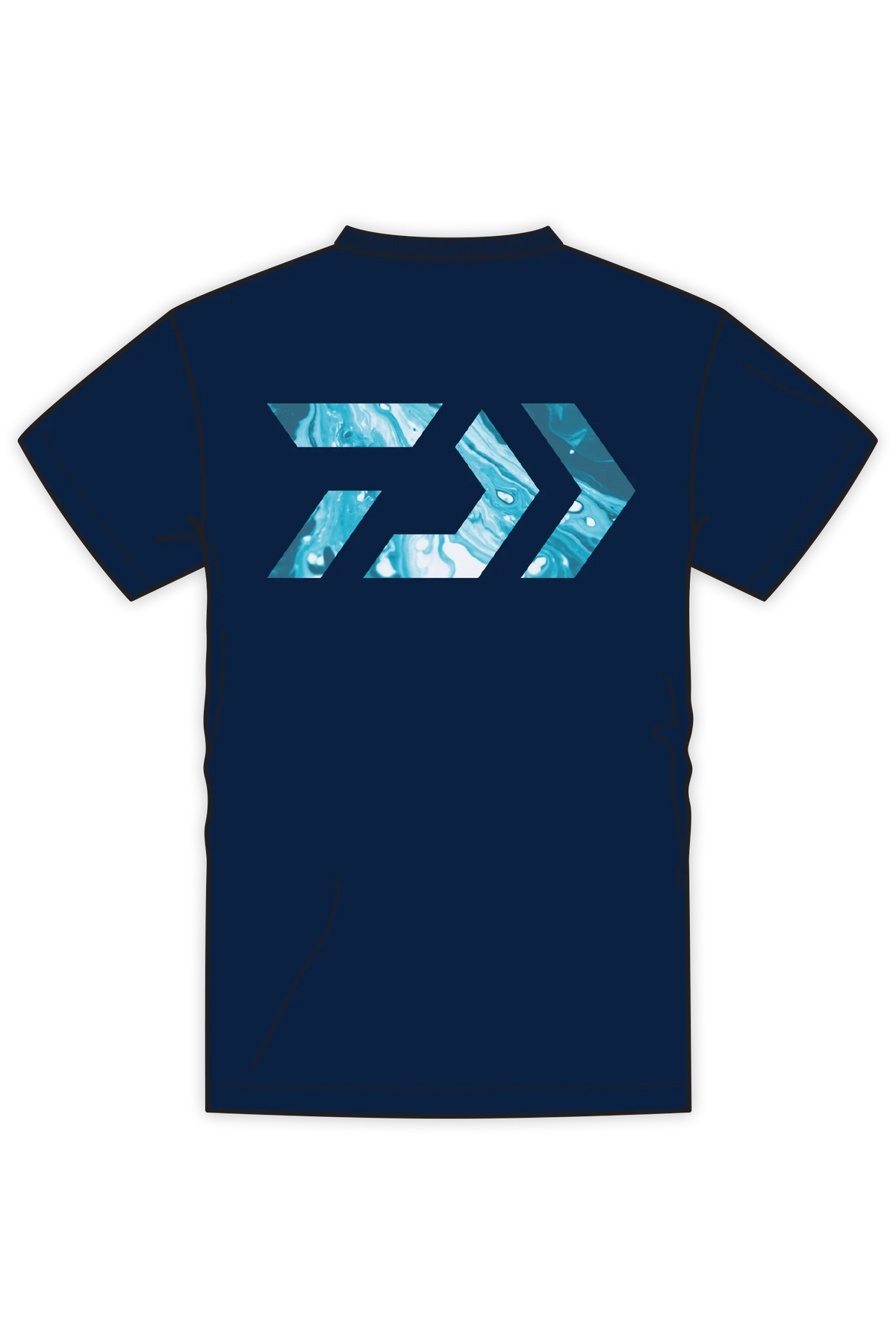D-Vec Camo Ocean Logo T-Shirt